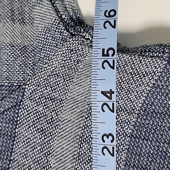 Johnnie-O Teton Shacket Shirt Stripe Button Down Collared Long Sleeve Pockets XL - Picture 13 of 15